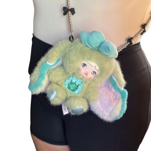 Crossbody Carrying Strap Leash for Vinyl Figurine Plush Dolls